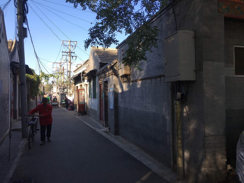 北京 初秋午后的白塔寺
