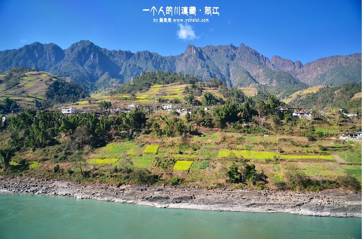 12月22日从大理出发,进入怒江傈僳族自治州,怒江峡谷一直在视野里